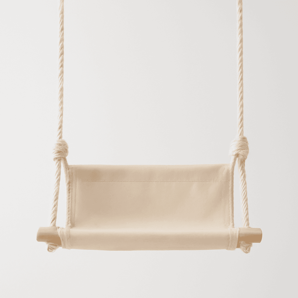 Durable canvas swing