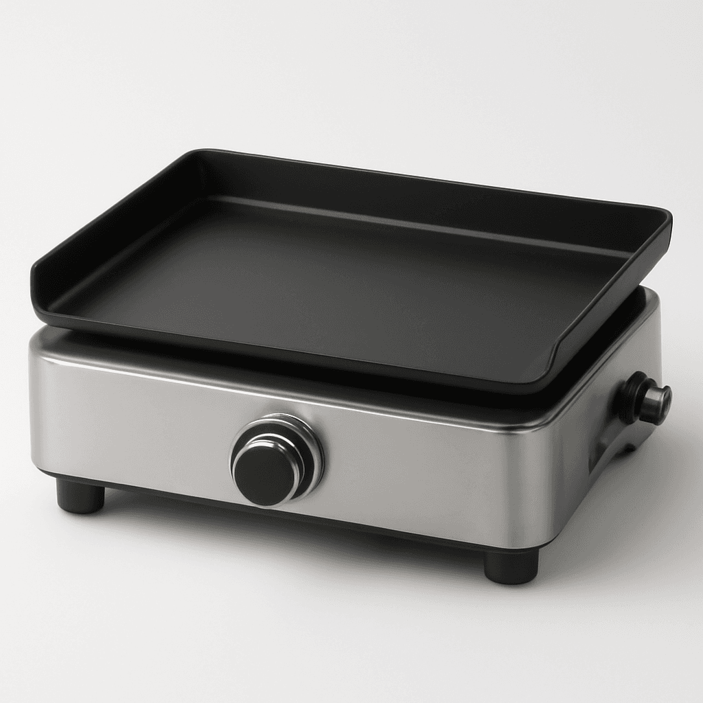 Portable gas griddle