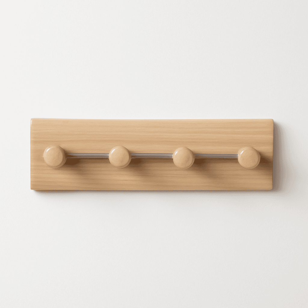 Designer wall coat rack