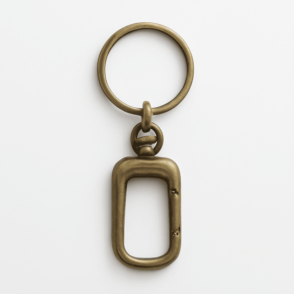 Porte-clés en métal vintage