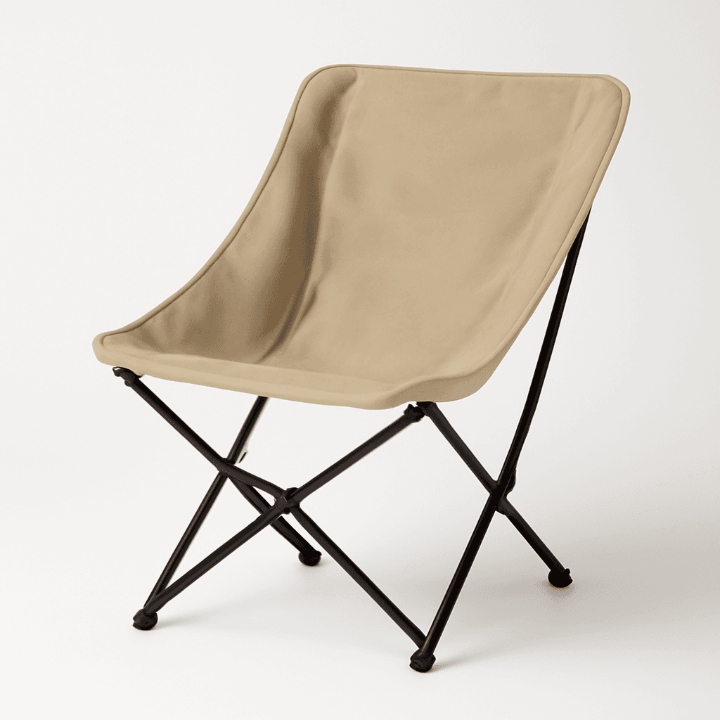 Chaise de camping confortable
