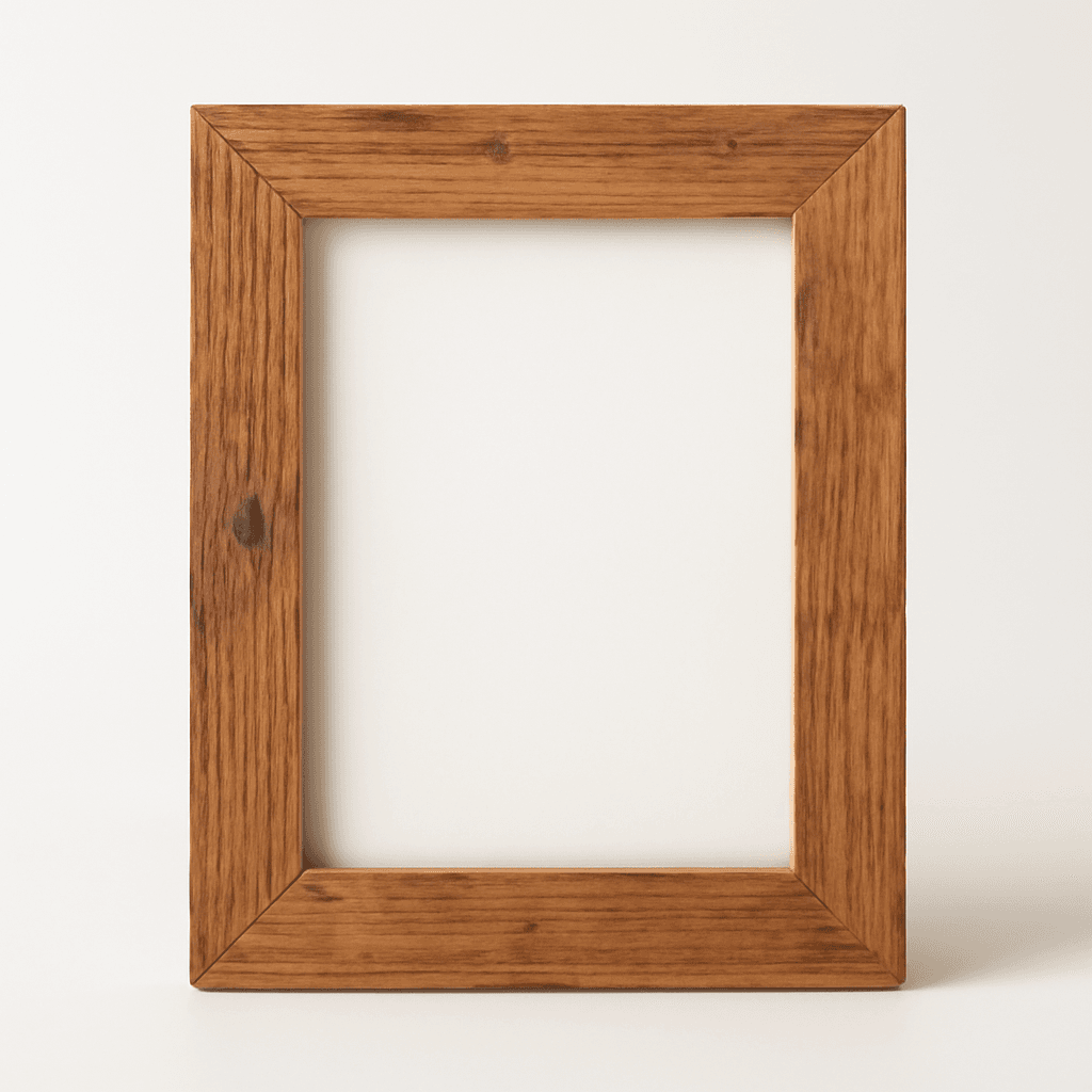 Cadre photo en bois recyclé
