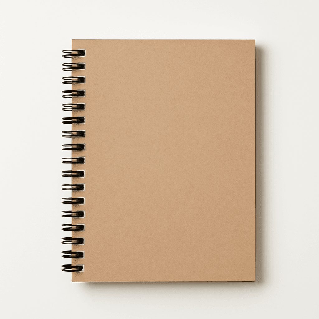 Cahier de croquis en papier recyclé