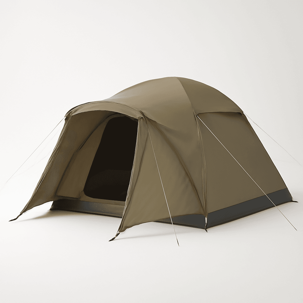 Tente de camping familiale