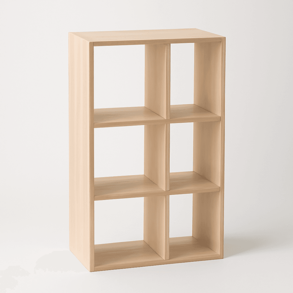 Étagère modulable en bois